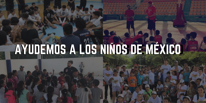 Basquetbolistas mexicanos se unen para ayudar a los niños afectados por COVID-19