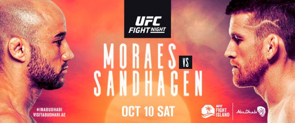 PIVOTAL BANTAMWEIGHT MATCHUP SEES (#1) MARLON MORAES BATTLE (#4) CORY SANDHAGEN ON UFC FIGHT ISLAND