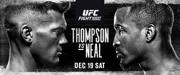 UFC® ENDS 2020 WITH EXCITING CLASH BETWEEN (#5) STEPHEN THOMPSON AND (#11) GEOFF NEAL AT UFC APEX IN LAS VEGAS