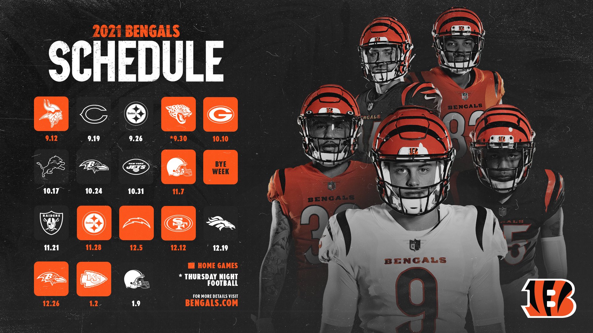 Ya están listos los calendarios de todos los equipos de la NFL