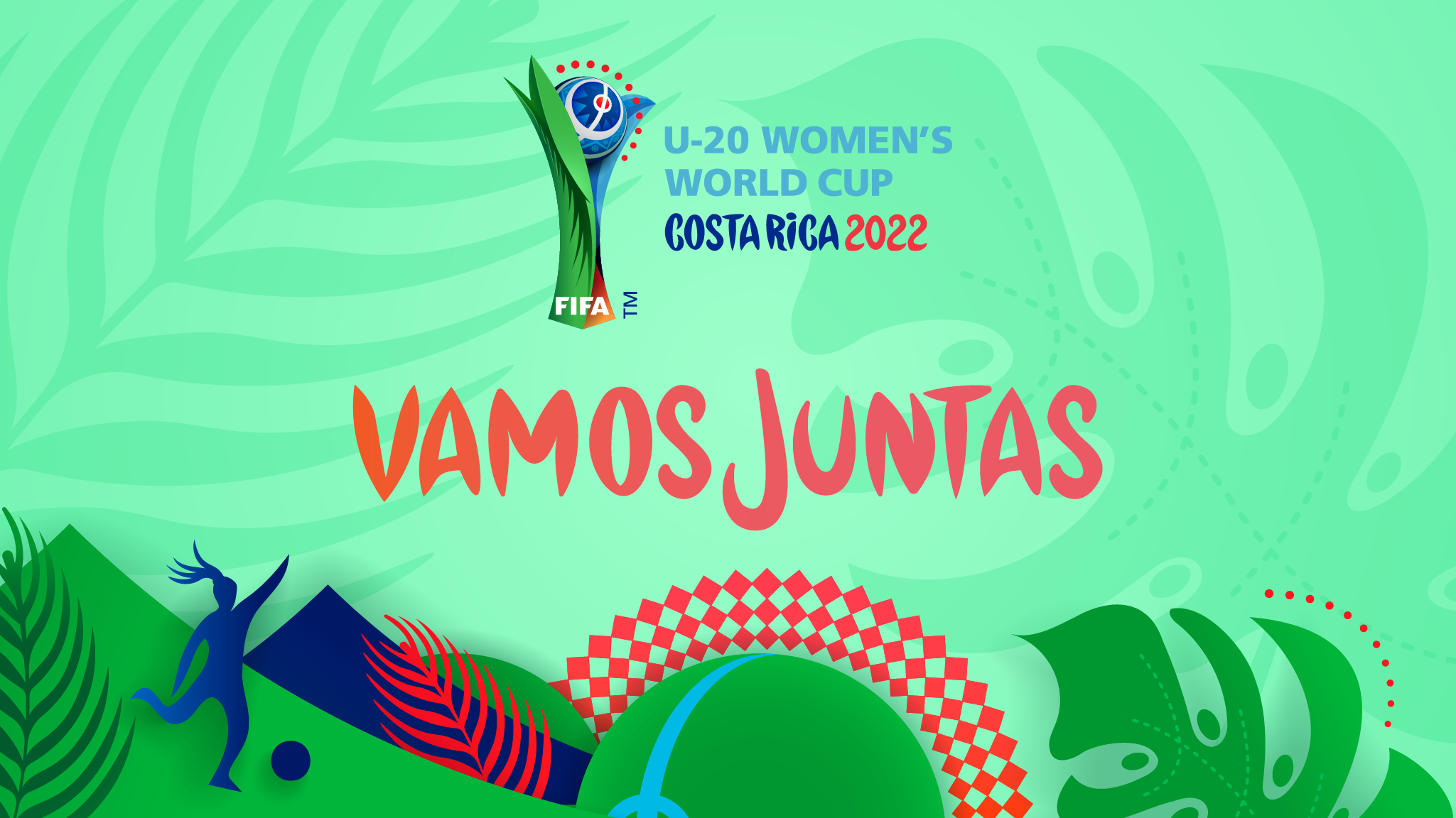 Las futuras estrellas participan en la presentación de los flamantes emblema y eslogan a un año exacto del inicio de la Copa Mundial Femenina Sub-20 de la FIFA 2022