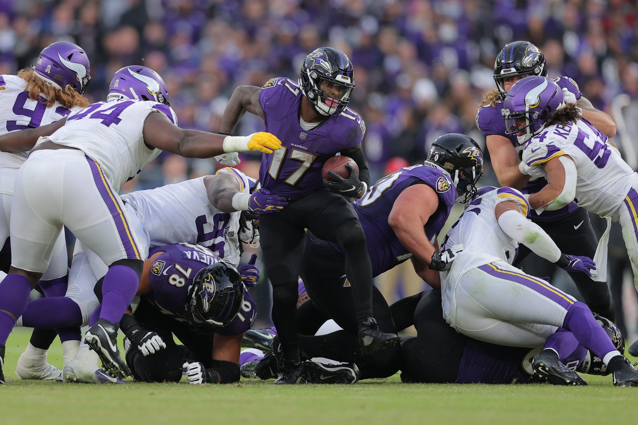 Baltimore Ravens 34, Minnesota Vikings 31 (TE): Los Minnesota Vikings vuelve a perder, esta vez fue en Baltimore