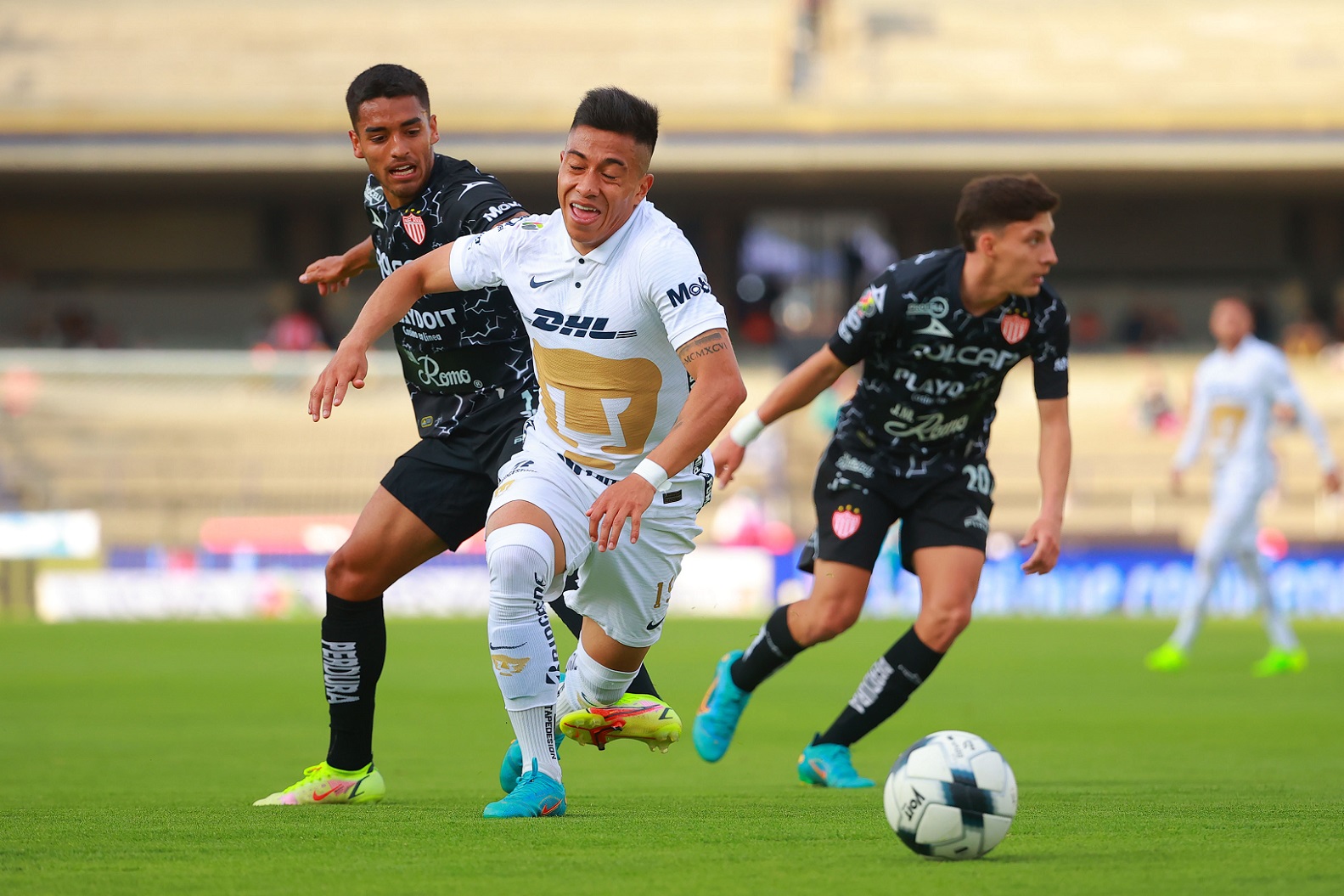 Los Rayos de Necaxa se impusieron por 3 goles a 1 a los Pumas.