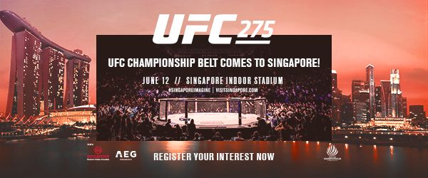 UFC TO MAKE HISTORY IN SINGAPORE IN JUNE