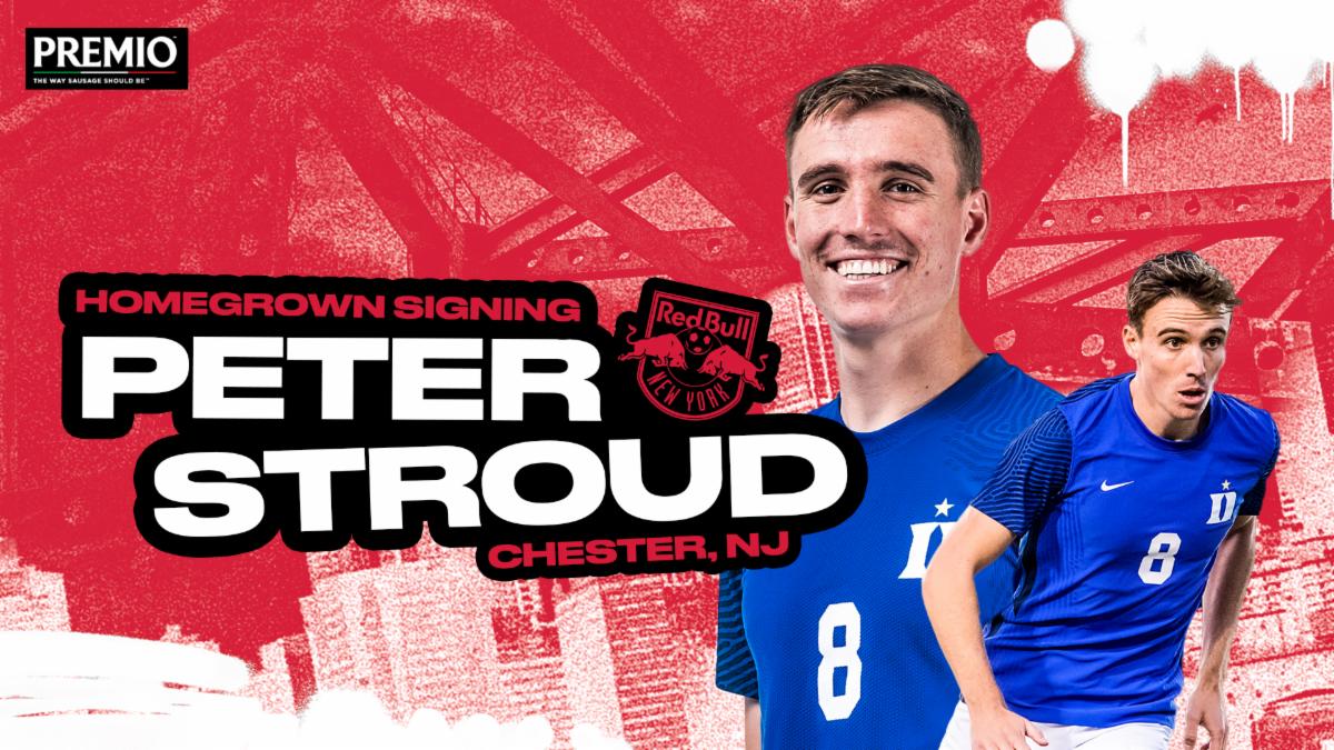 New York Red Bulls Sign Two-Time ACC Midfielder of the Year Peter Stroud to Homegrown Deal
