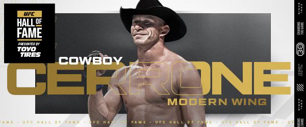DONALD “COWBOY” CERRONE NAMED TO UFC® HALL OF FAME CLASS OF 2023