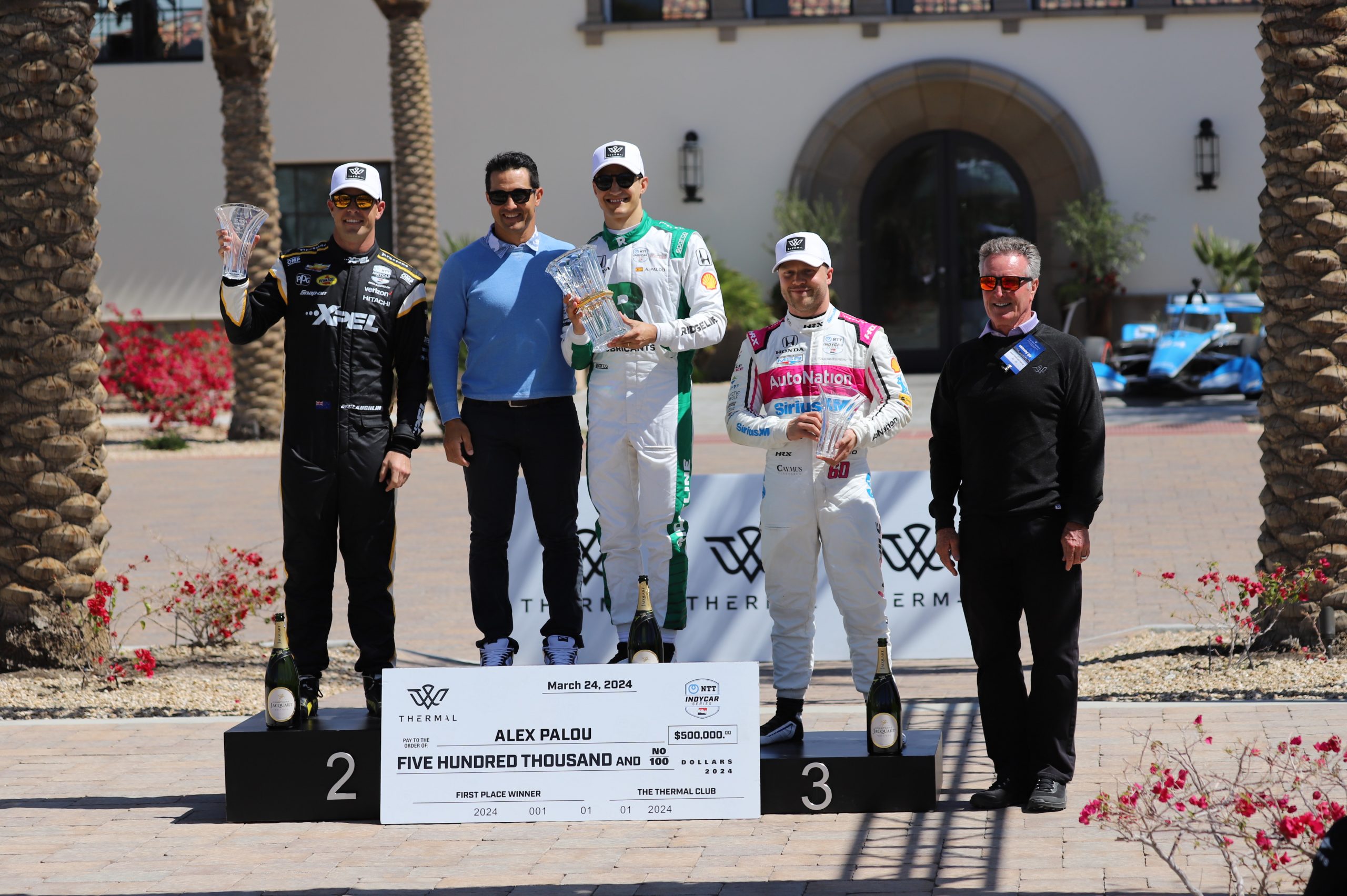 El Campeonato NTT IndyCar hace su debut en la pista de el Thermal Club en Coachella Valley.