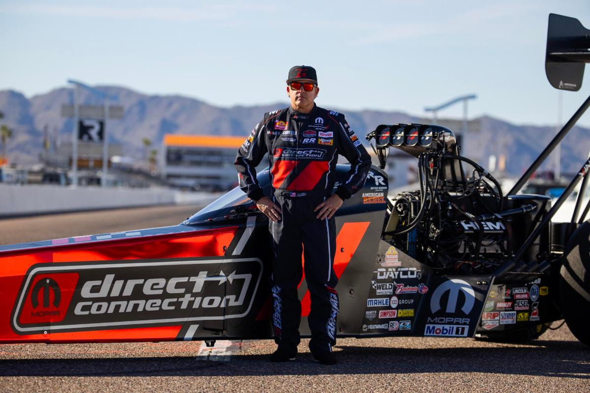 Tony Stewart, conductor del TSR Dodge//SRT Direct Connection Top Fuel Dragster