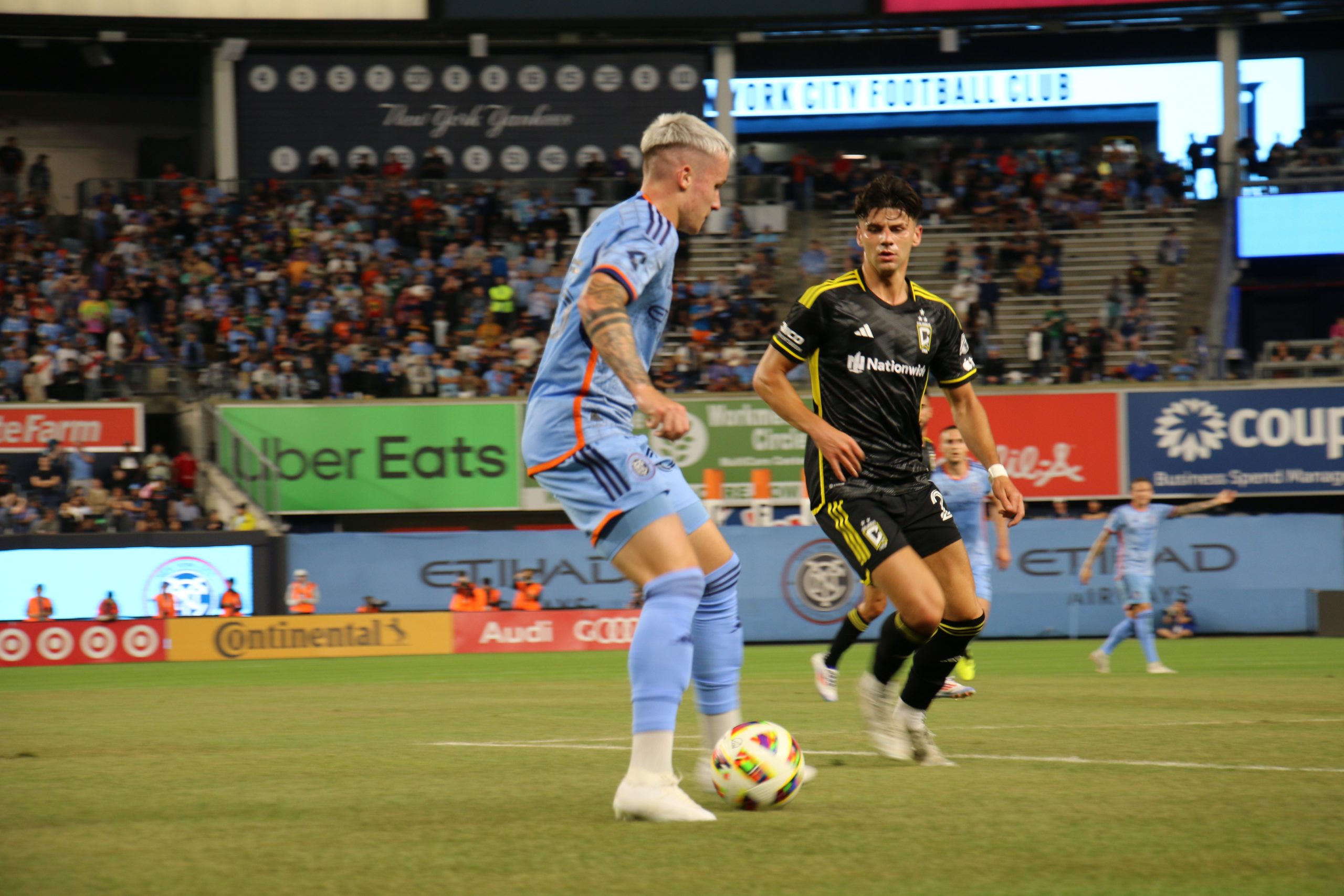 El NYCFC pierde en casa ante el Columbus Crew con un marcador 2-3